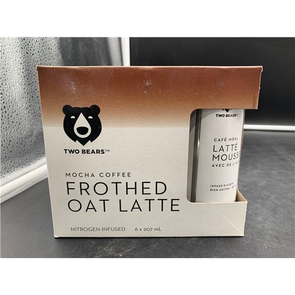 Two Bears Mocha Coffee Frothed Oat Latte Nitrogen Infused (6 x 207ml)