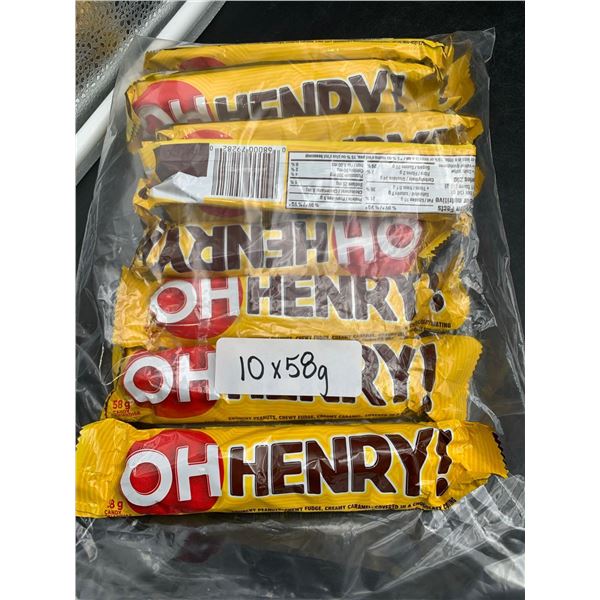 Oh Henry Candy Bars (10 x 58g)