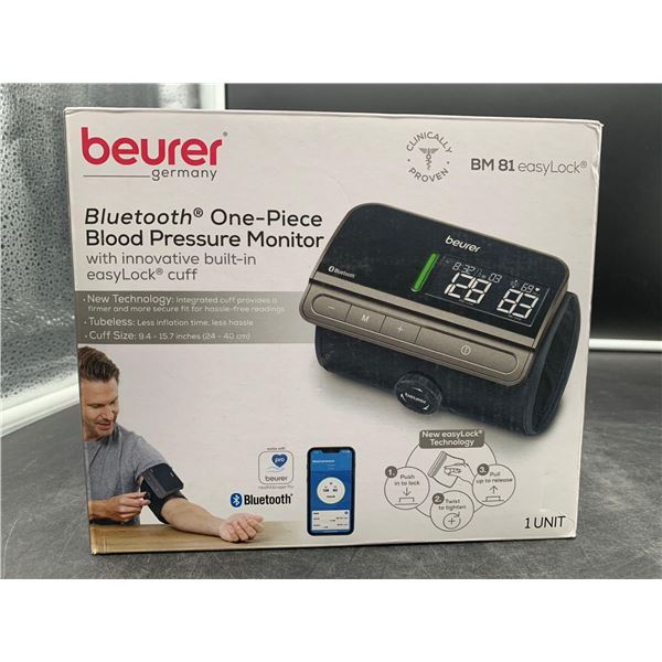 Beurer Bluetooth One-Piece Blood Pressure Monitor