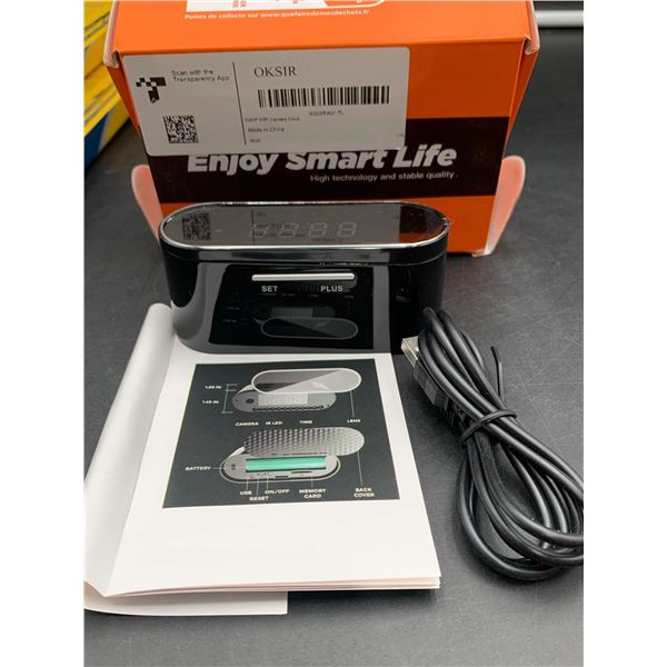 Enjoy Smart Life Authentic 1080P Wifi Camera Clock