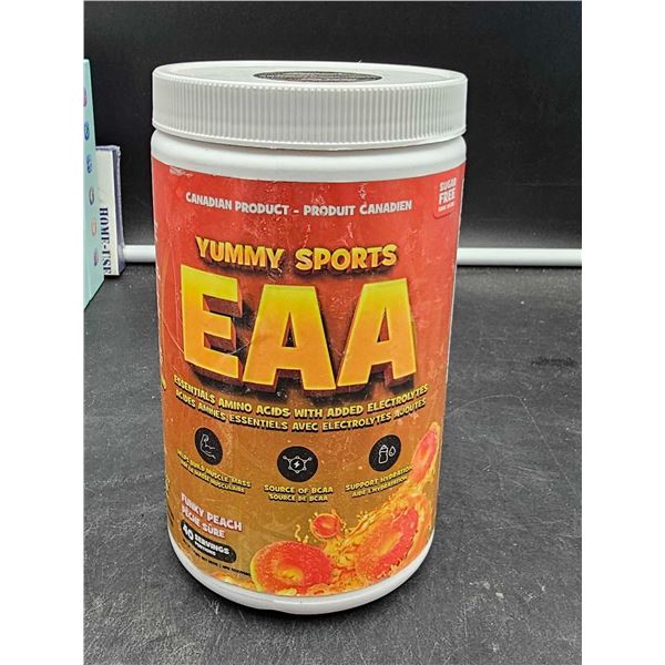 Yummy Sports EAA Essentials Amino Acids with Added Electrolytes-Funky Peach (360g)