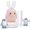 Image 1 : Kids Toothbrushes with U-shaped Brush head, Ultrasonic Kids Electric Toothbrush, IPX7 Waterproof & S