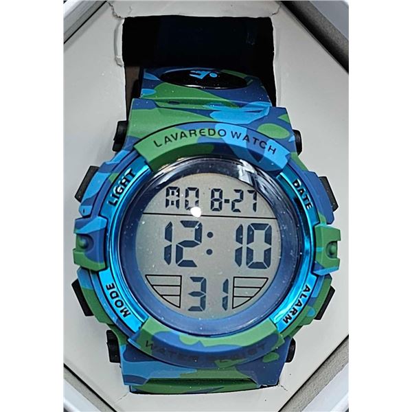 Lavaredo Watch, Digital, Camo