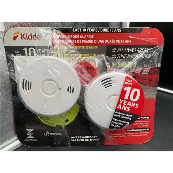 Kidde 2pk Smoke Alarms
