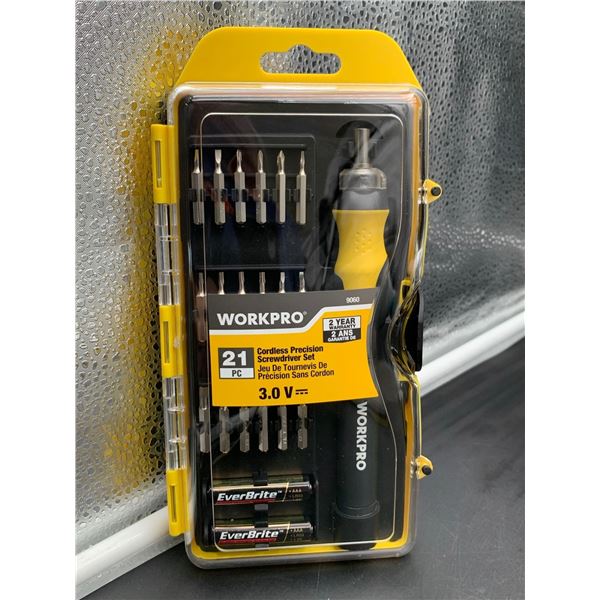 WorkPro 21pc Cordless Precision Screwdriver Set