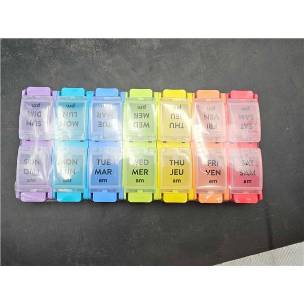 7 Day AM/PM Push Button Pill Planner (XL)