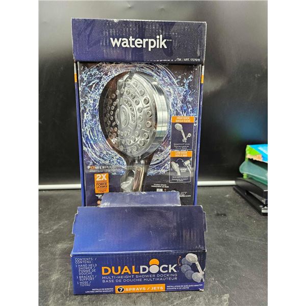 Waterpik Dual Dock Multi-Height Shower Docking with 7 Sprays/jets