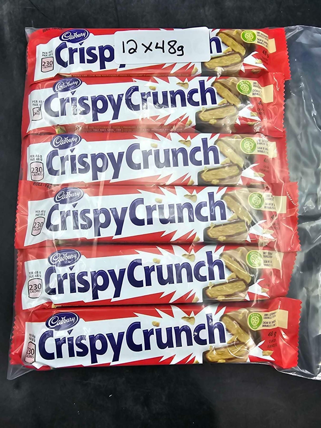 Cadbury Crispy Crunch Candy Bars (12 x 48g)