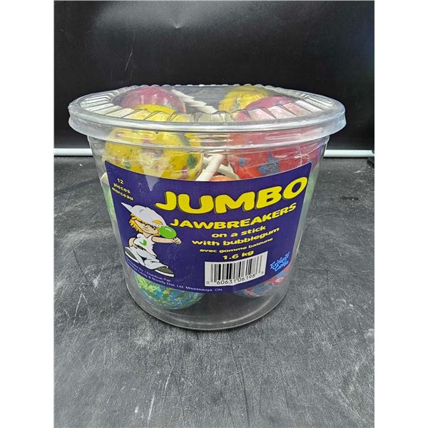 Jumbo Jawbreakers on a stick with Bubblegum (1.6kg)