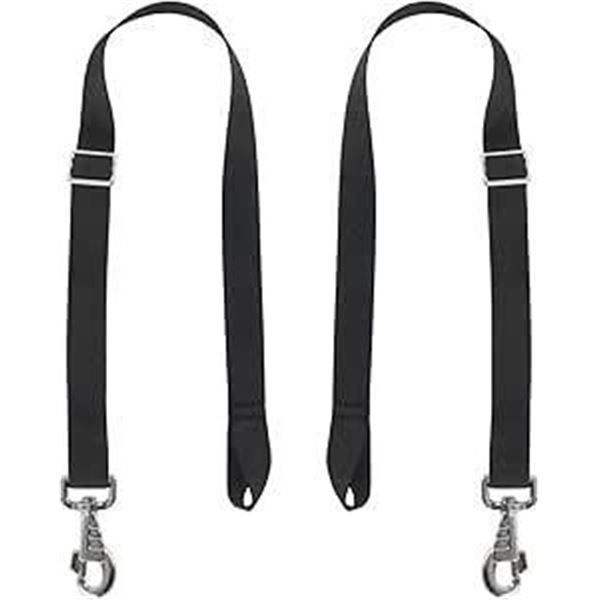 Leg Strap Nylon, Black, Pair