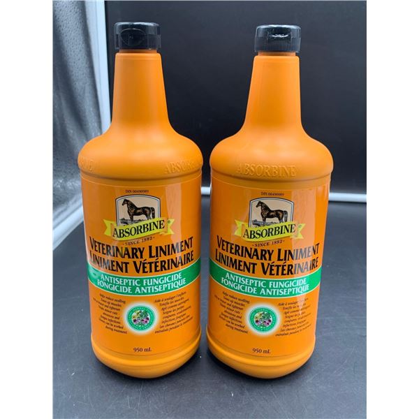 Absorbine Veterinary Liniment Antiseptic Fungicide 950ml x 2