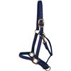 Image 1 : SHEDROW Horse Deluxe Halter Double Nylon w/Adjustable Crown & Chin Strap, Rolled Throat Latch Halter