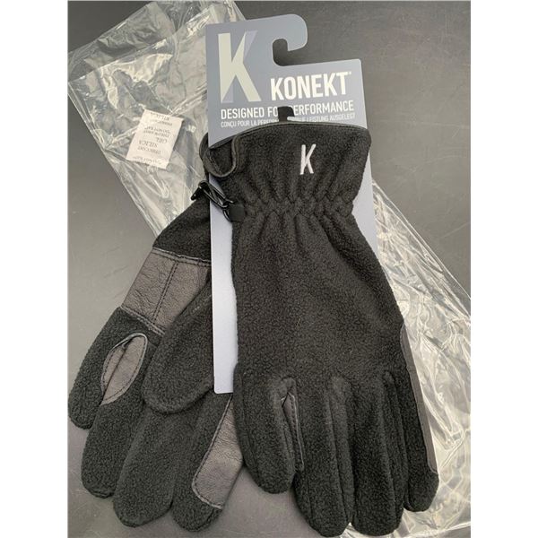 Konekt Fleece Touch Screen Gloves (M) Riding Gloves