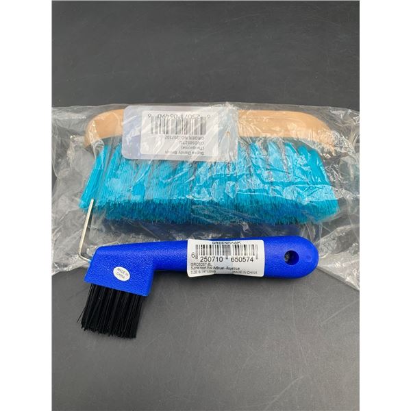 Supra Dandy Horse Brush, Supra Hoof Pick with Brush