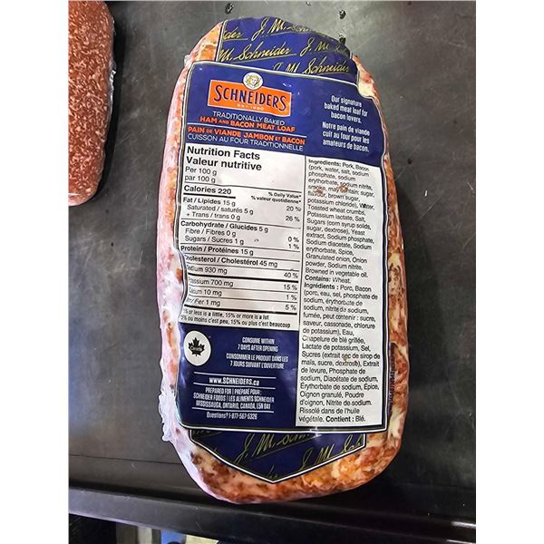 ***FROZEN*** Schneiders Deli Best Traditionally Baked Ham & Bacon Meat Loaf