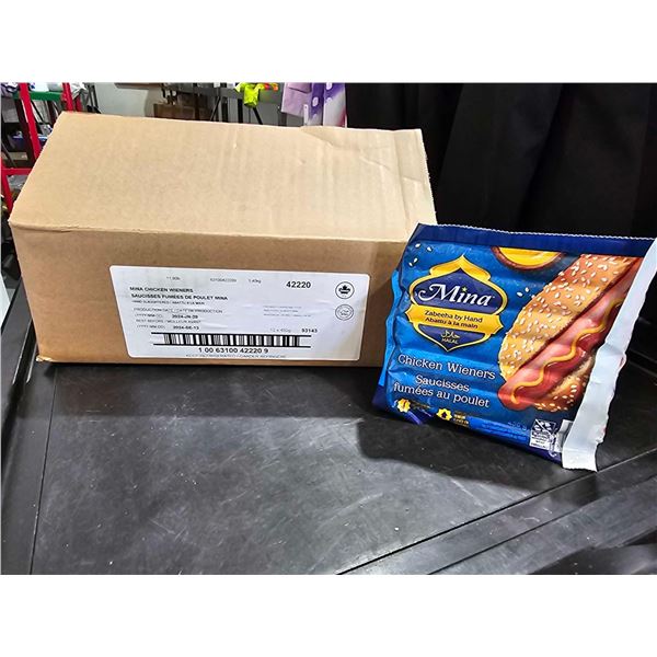 ***FROZEN*** Mina Halal Chicken Wieners 12x450g