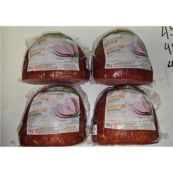 ***FROZEN*** PC Free From Antibiotics Smoked Boneless Ham Half 4x700g