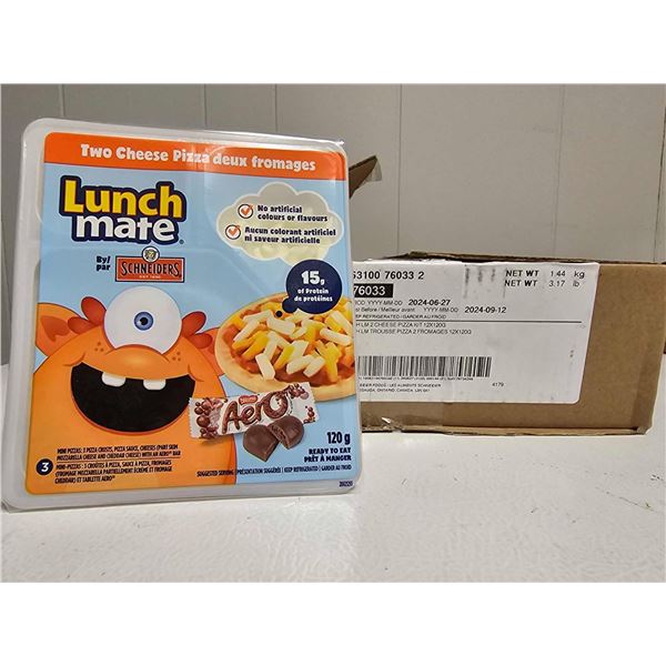 ***FROZEN*** Lunch Mate Two Cheese Pizza Kit 12x120g