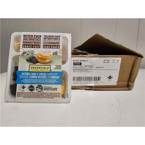 ***FROZEN*** Greenfield Natural Ham & Cheese Lunch Kit 12x81g