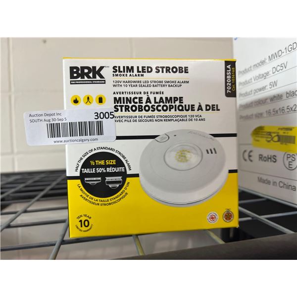BRK Slim LED Strobe Smoke Alarm