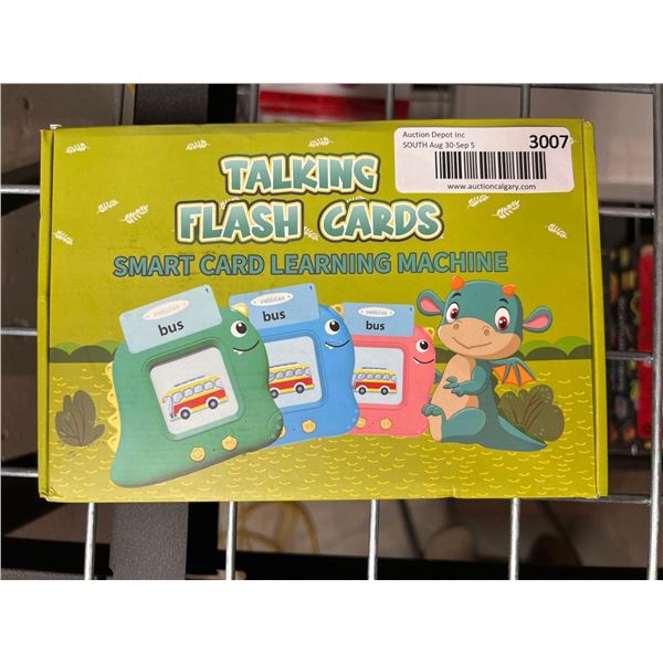Talking Flash Cards Smart Card Learning Machine (Green Dinosaur)