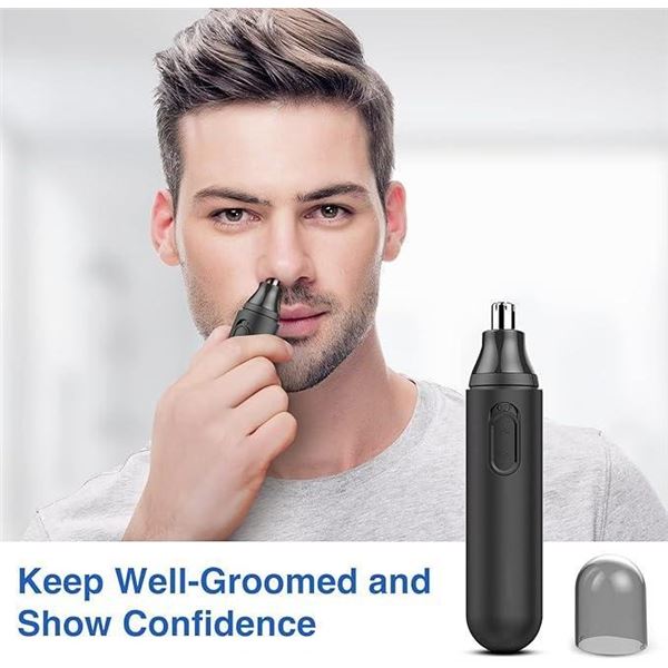 Ginity Ear & Nose Hair Electric Trimmer (black)