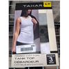 Image 1 : Tahari Ribbed Cotton Tank Top 3 Pack Size S