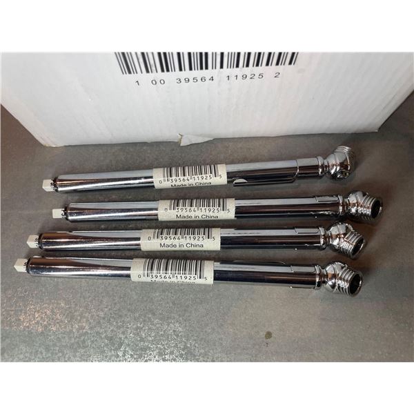 Lot of 4 Tire Pressure Gauge Pen Style