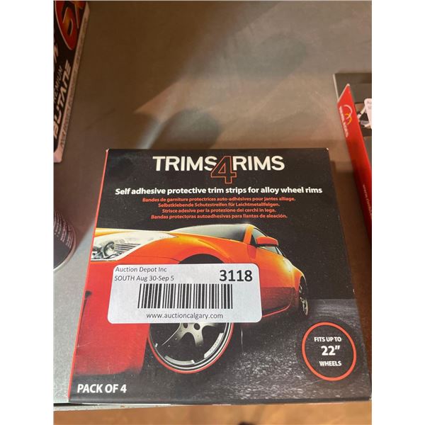 Trims 4 Rims Protective Strip for Alloy Wheel Rims
