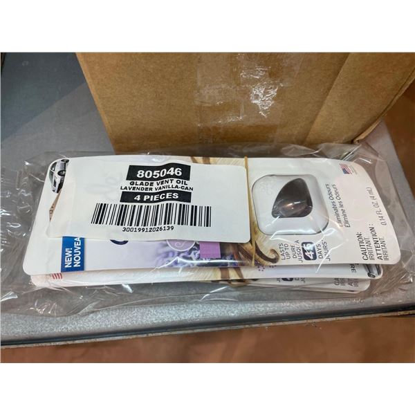 Glade Vent Oil Lavender Vanilla 4 Piece