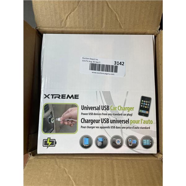 Xtreme Universal USB Car Chargers Lot of 24