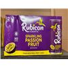 Image 2 : Rubicon Exotic Sparkling Passion Fruit Beverage 12 x 355ml