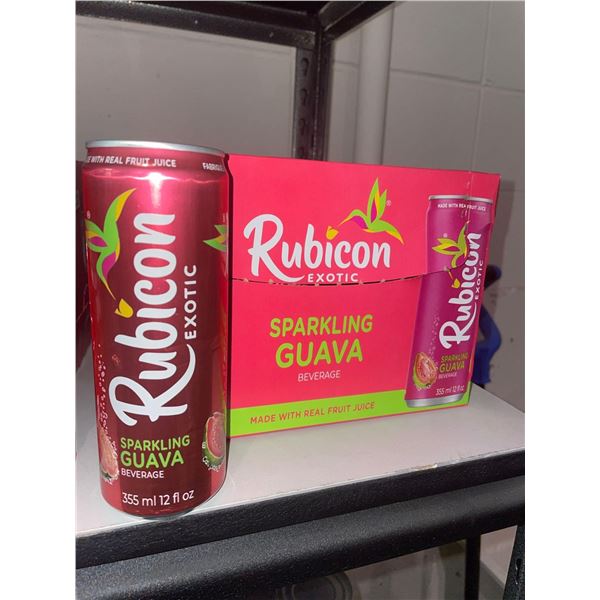 Rubicon Exotic Sparkling Guava Beverage 12 x 355ml