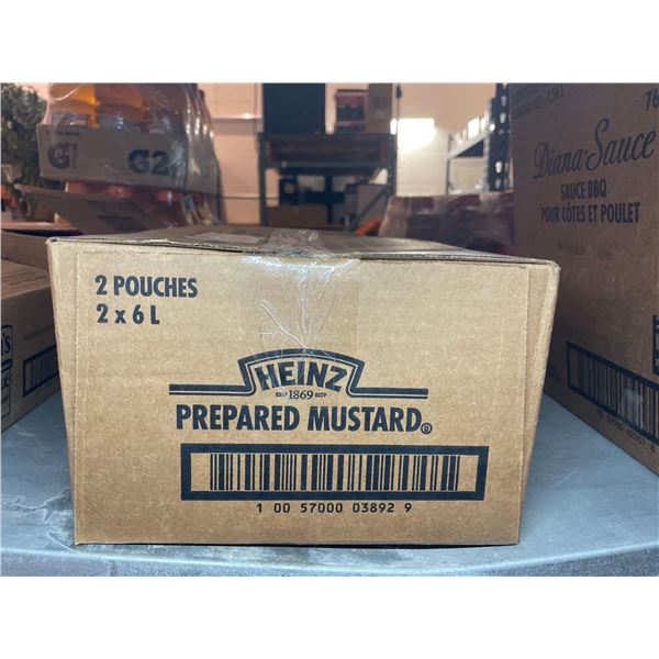Heinz Prepared Mustard 2 x 6L Pouches