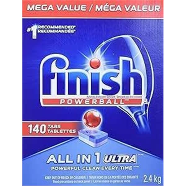 Powerball All in 1 Ultra Dishwasher Detergent, 2.4 kg 140 Count