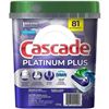 Image 1 : Cascade Platinum Plus Dishwasher Pod, Dish Detergent ActionPacs Dish Pods , Fresh Scent with 81 Acti