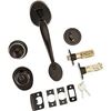 Image 1 : Ultra Hardware Entrance Handle Set Oil Rubbed Bronze