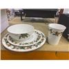 Image 1 : Dinner Plates, Desert Plates, Bowls and Mugs Holiday Set