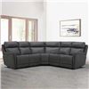 Image 1 : Gilman Creek 5-piece Top Grain Leather Power Reclining Sectional