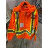 Image 2 : Holmes Workwear Orange Reflective Zip Up Size L
