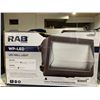 Image 1 : RAB Design WP-LED Wall Light 40-80W 120-347V with COlor Temp Switch