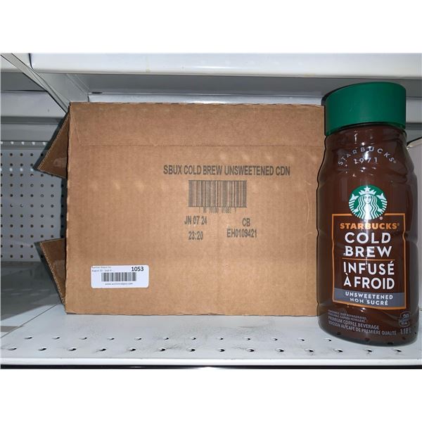 Starbucks Cold Brew Unsweetened Premium Coffee Beverage  8 x 1.18L