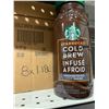 Image 2 : Starbucks Cold Brew Unsweetened Premium Coffee Beverage  8 x 1.18L