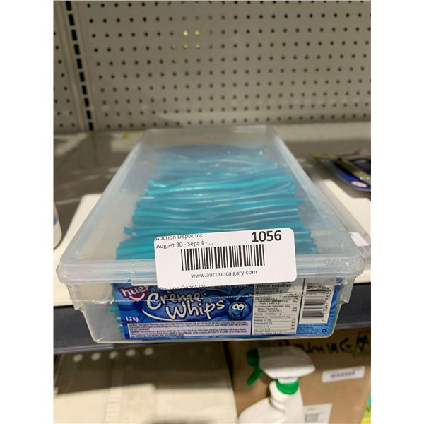 Huer Blue Raspberry Creme Whips Candy  1.2KG