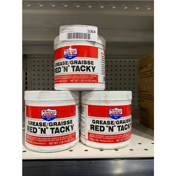 Lucas Oil Products Grease Red "n" Tacky 454g x 3