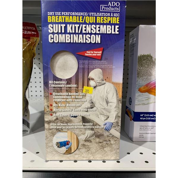 ADO Products Breathable Suit Kit Model BSKCA Protective Wear