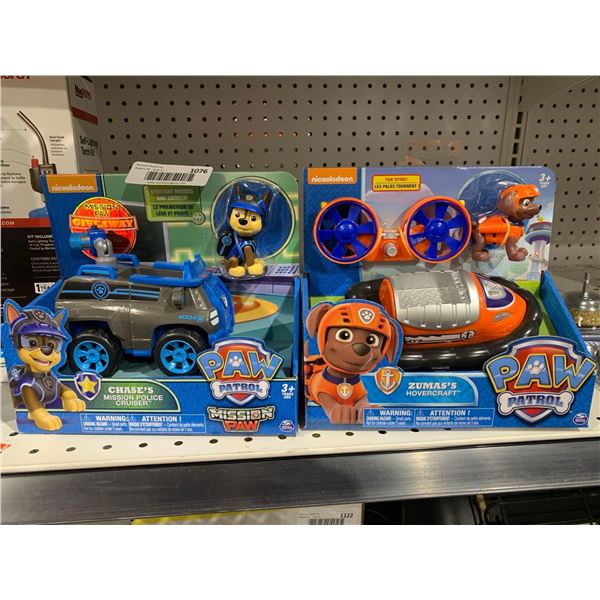 Paw Patrol Chase's Mission Police Cruiser & Zuma's Hovercraft