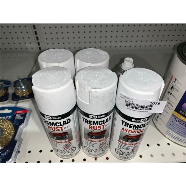 Tremclad Rust Paint Flat White Oil Based 340g x 6