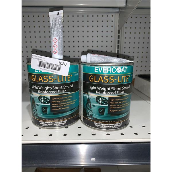 Evercoat Glass-Lite Light Weight/Short Strand Reinforced Filler 100638 1.07KG x 2