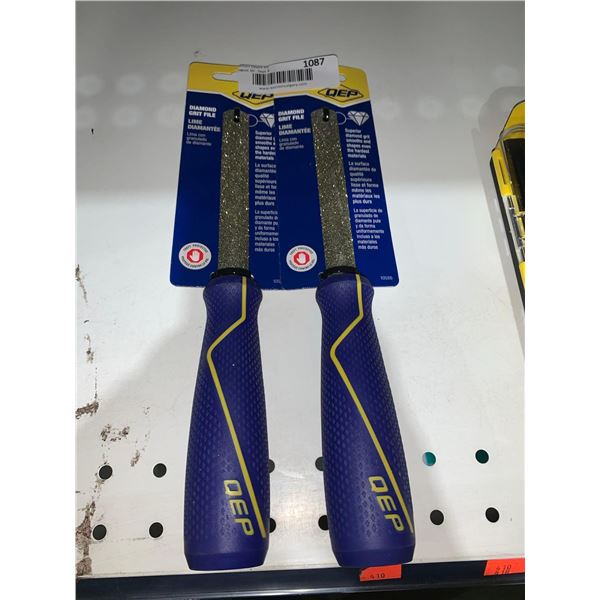QEP Diamond Grip File Lot of 2